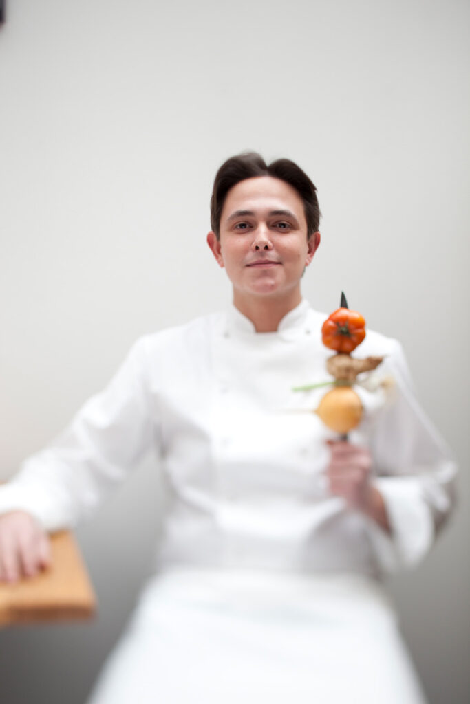 portrait d'un chef cuisinier, à l'école ducasse.