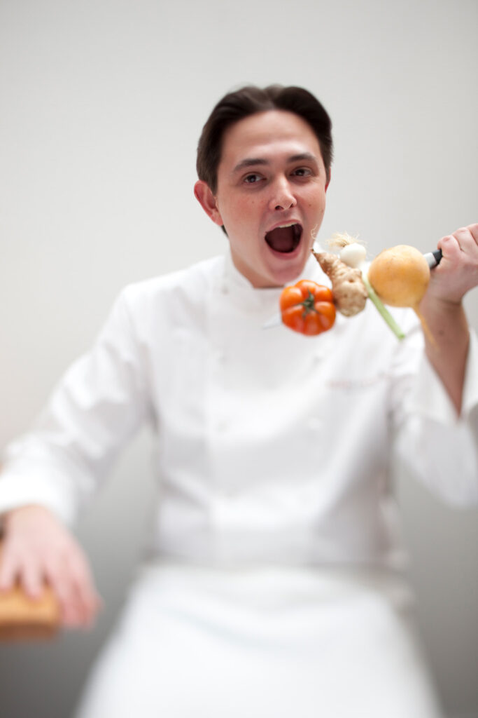 portrait d'un chef cuisinier, à l'école ducasse.