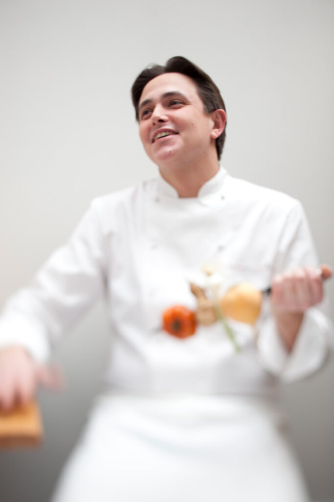 portrait d'un chef cuisinier, à l'école ducasse.