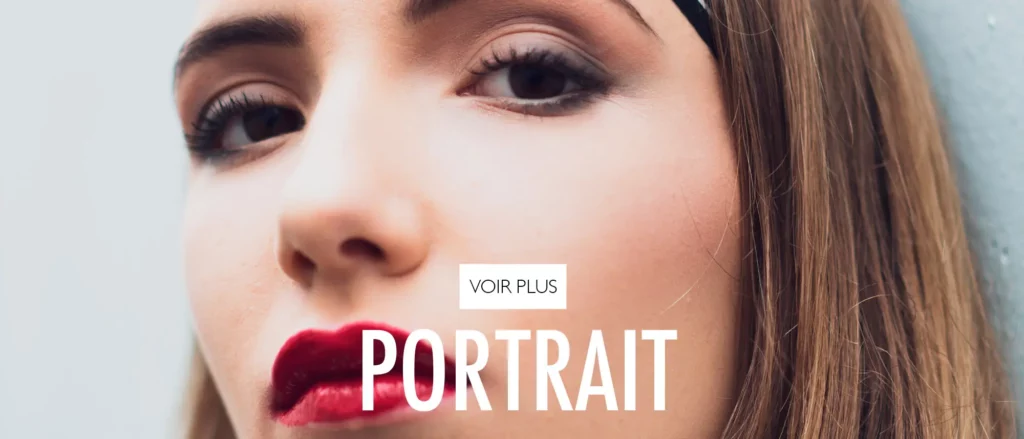 gros plan portrait maquillage rouge levres bordeaux