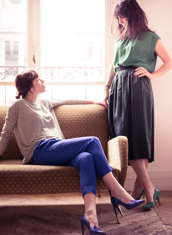 shooting mode interieur deux femmes bordeaux