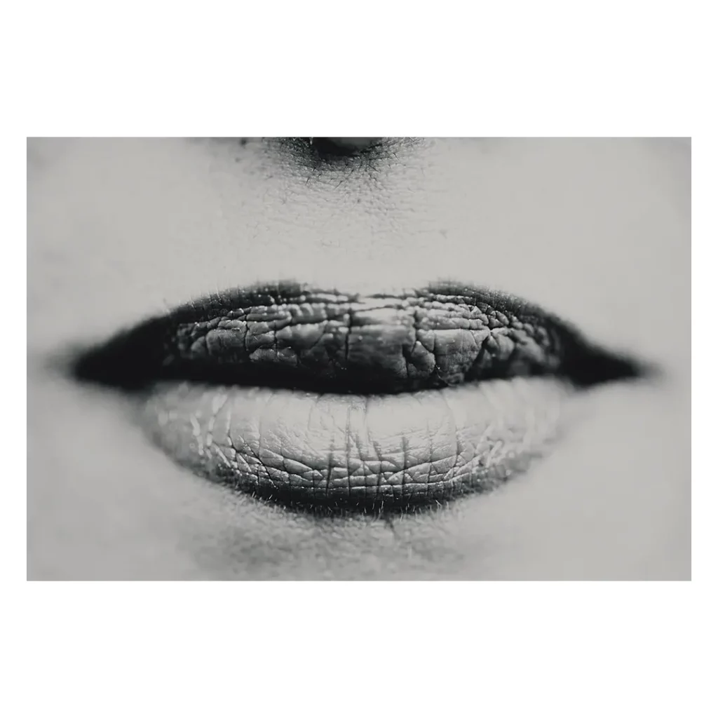 gros plan bouche levres photographie studio