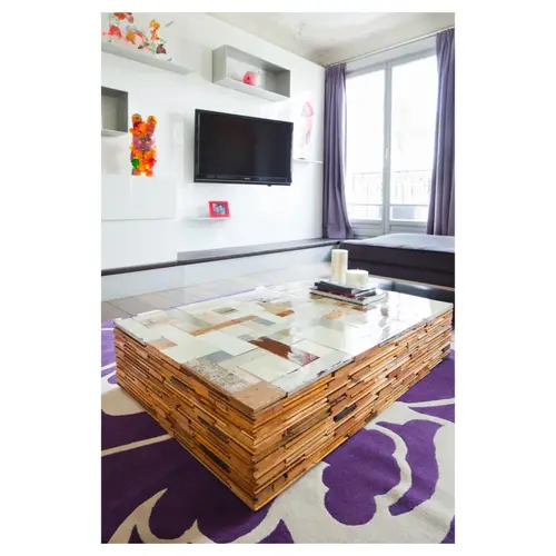 photographe d'architecture immobilier, dans un salon design lumineux chic et déco