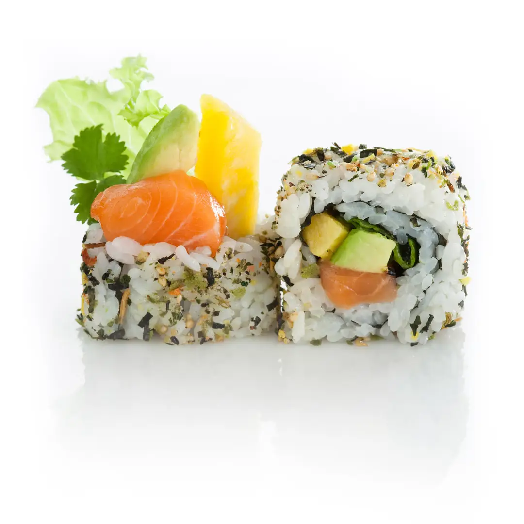 california roll saumon avocat mangue, photographe culinaire ecommerce bordeaux