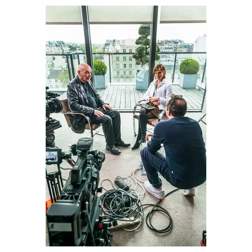 reportage corporate making of tournage avec jean nouvel pour la tour hekla