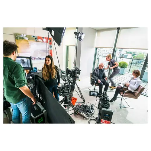 reportage corporate making of tournage avec jean nouvel pour la tour hekla