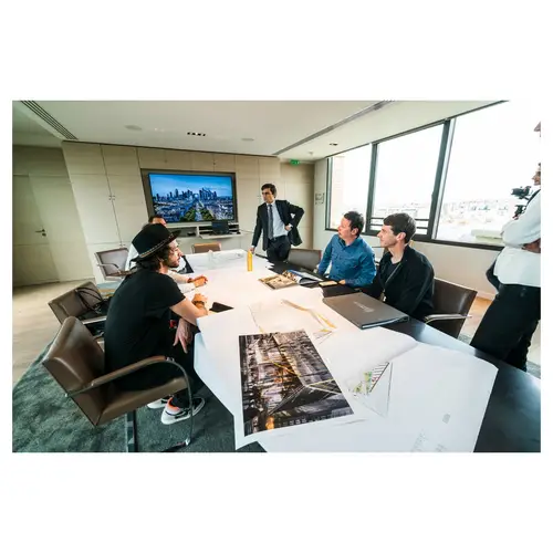 reportage photo corporate tour hekla à la défense, réunion de travail