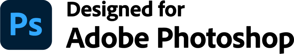 Designed for Adobe Photoshop badge