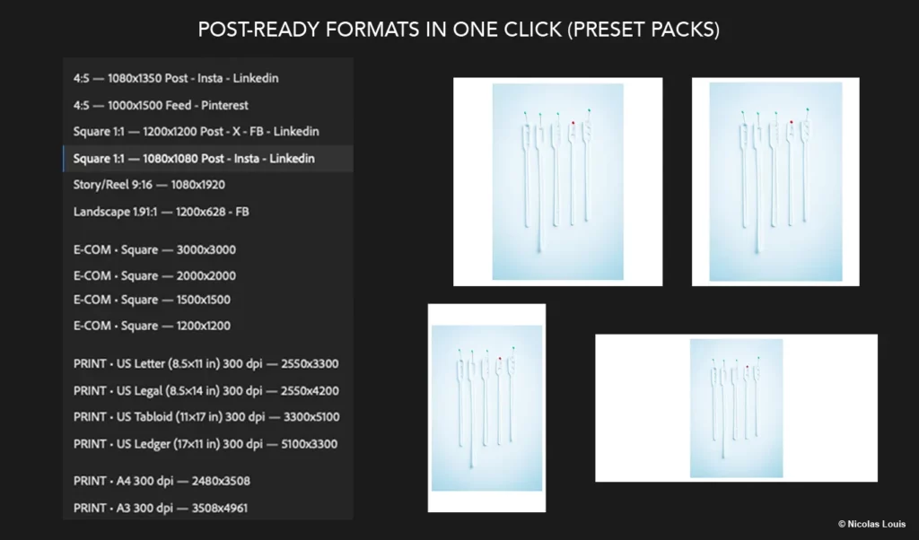 carouselkit export post ready preset social media format