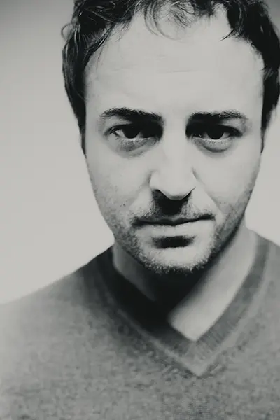 photographe portrait homme gros plan noir et blanc studio bordeaux