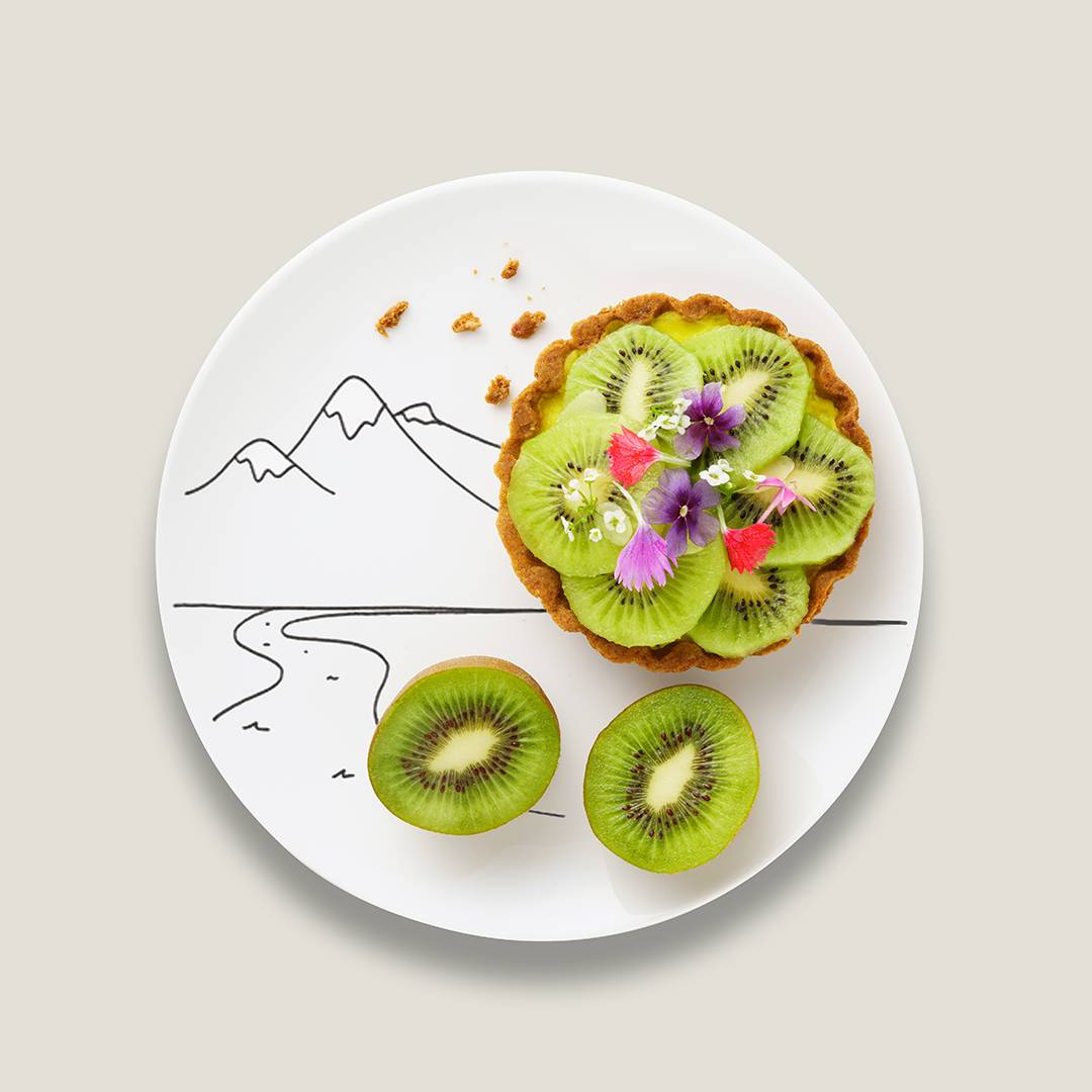 packshot produits sur fond blanc avec une une assiette de produit qualite landes