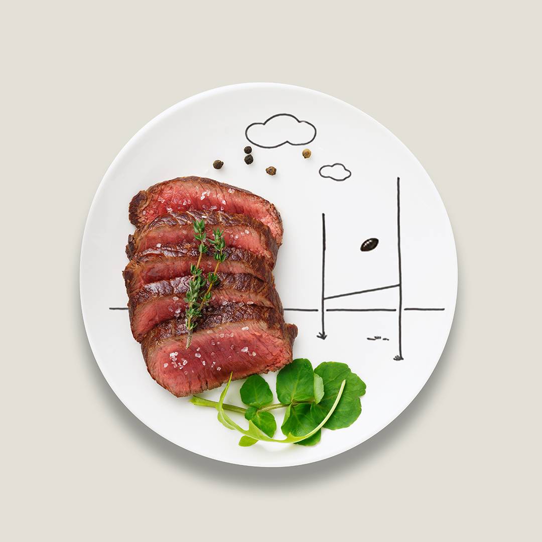 packshot produits sur fond blanc avec une une assiette de produit qualite landes