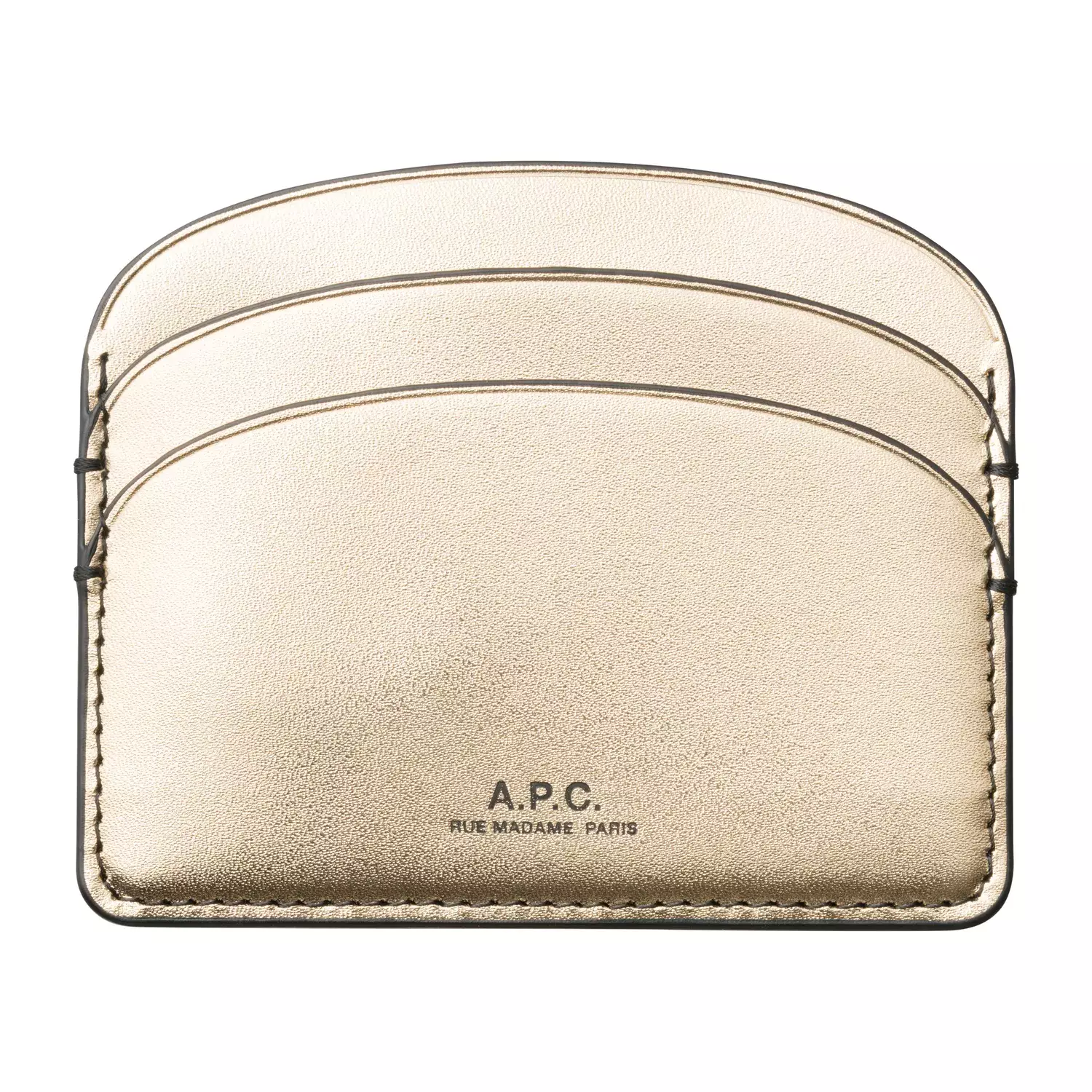 photo packshot porte cartes dore apc cuir lisse realise par photographe e commerce a bordeaux